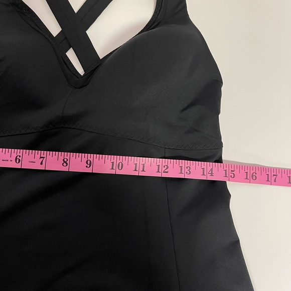 Athleta Be Bold Wireless Shelf Black Sport Bra Mesh Tank Size S - Picture 16 of 16